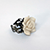 Cream Flower Victorian Brass Ring