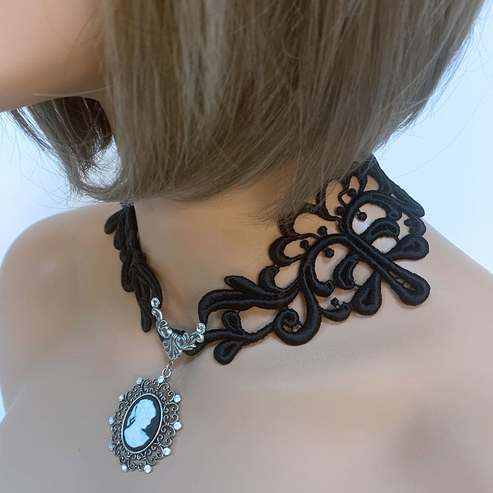 Gothic Choker - Black/Antique Gold - Witch - Costume Accessory - Teen –  Arlene's Costumes