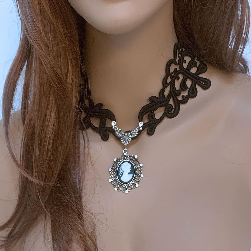 Gothic Grace Handmade Jewellery Tagged black victorian bridal necklace -  Gothic Grace Inc