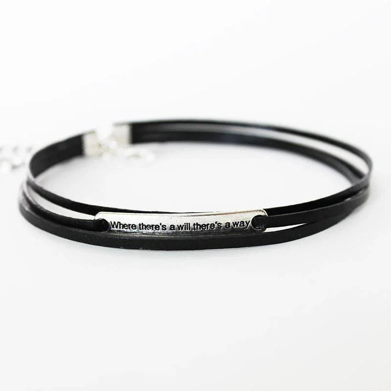 Black Leather Inspiration Choker - Gothic Grace Inc