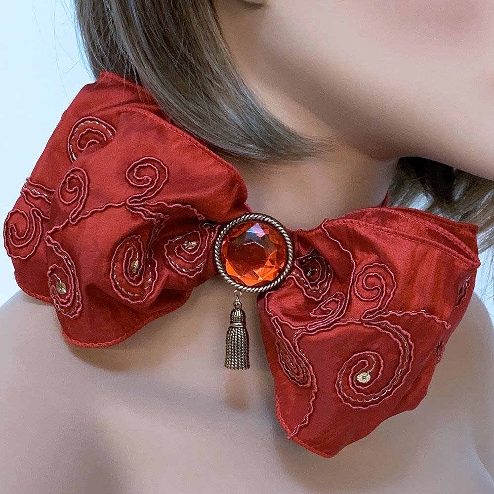 Bright Red Bow Tie - Silk