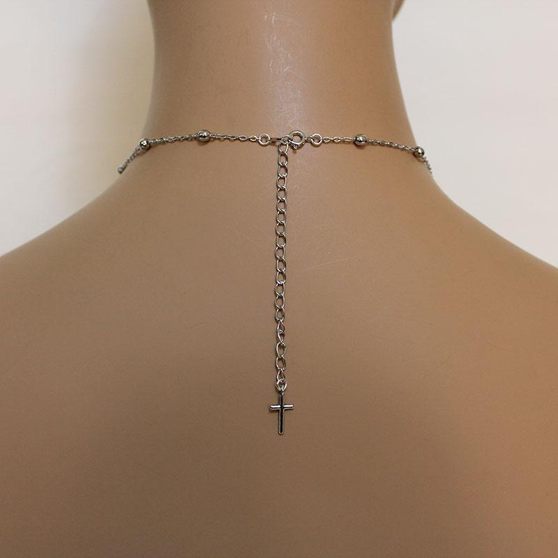 Circle & Pearl Rosary chain Choker – Lexi Handcrafted Jewelry
