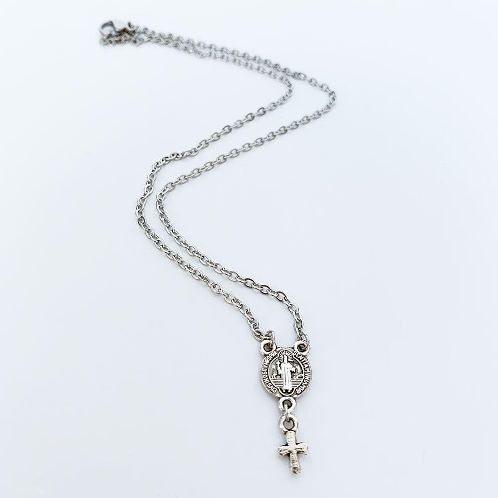 Dainty Spiritual Cross Necklace - Gothic Grace Inc