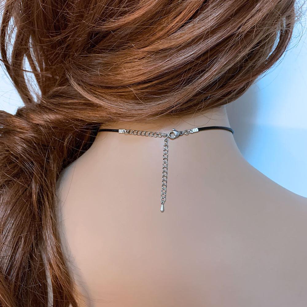 Dainty Victorian Green Cameo Choker Necklace - Gothic Grace Inc