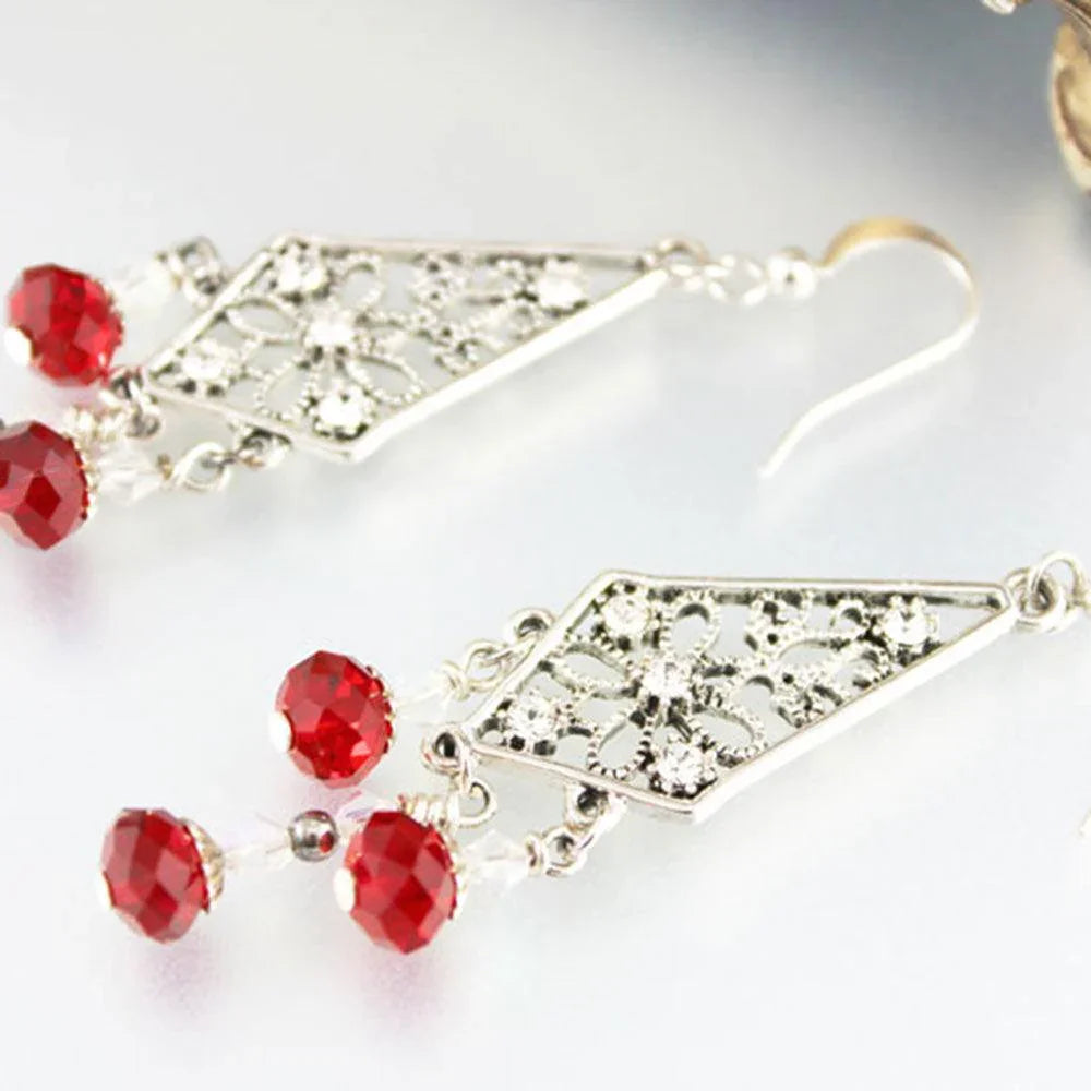 Elegant Long Chandelier Earrings - Gothic Grace Inc