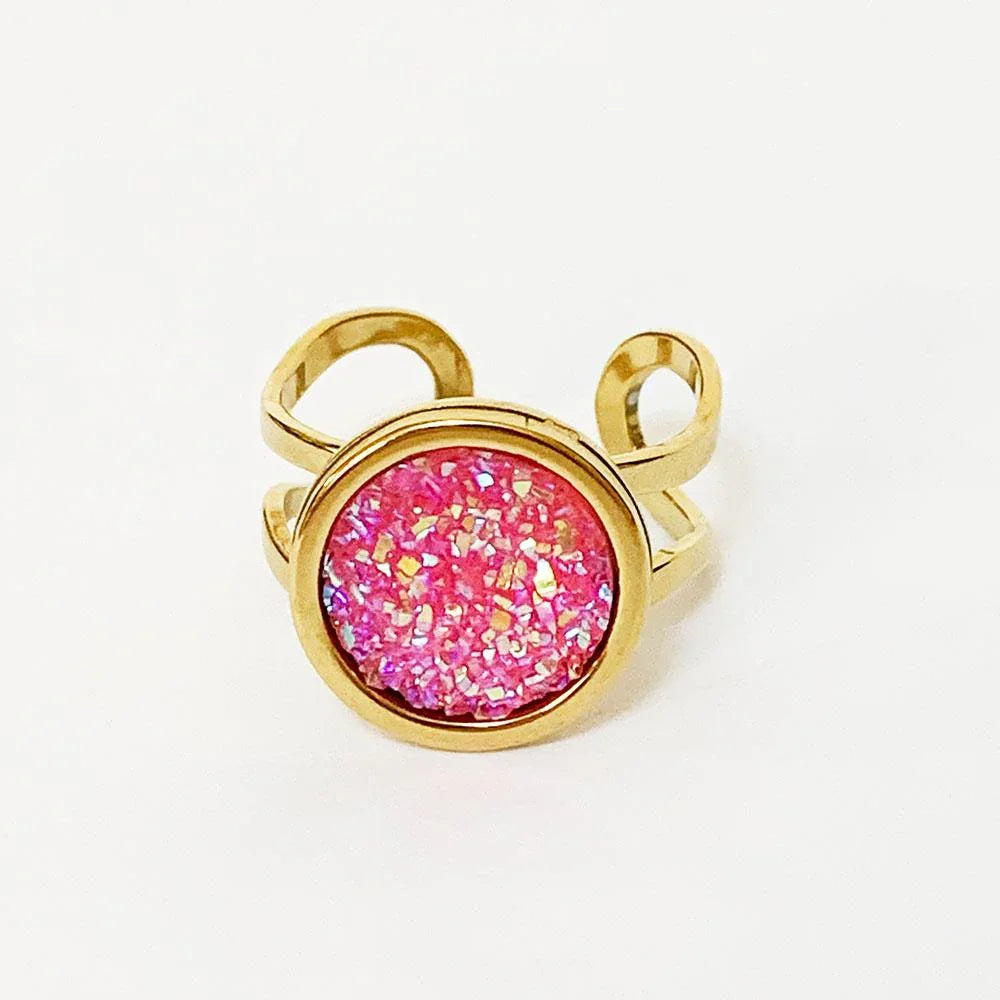 Gold Pave Ring - Gothic Grace Inc