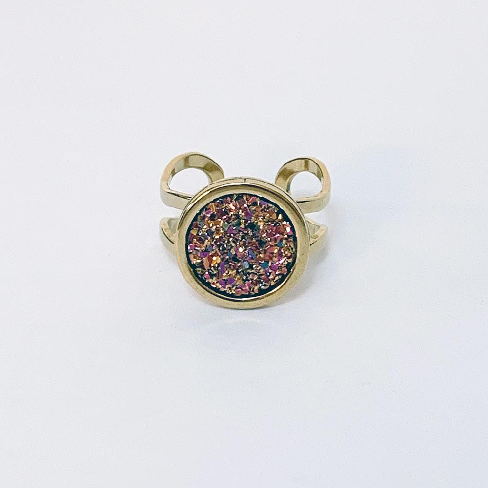 Gold Pave Ring - Gothic Grace Inc