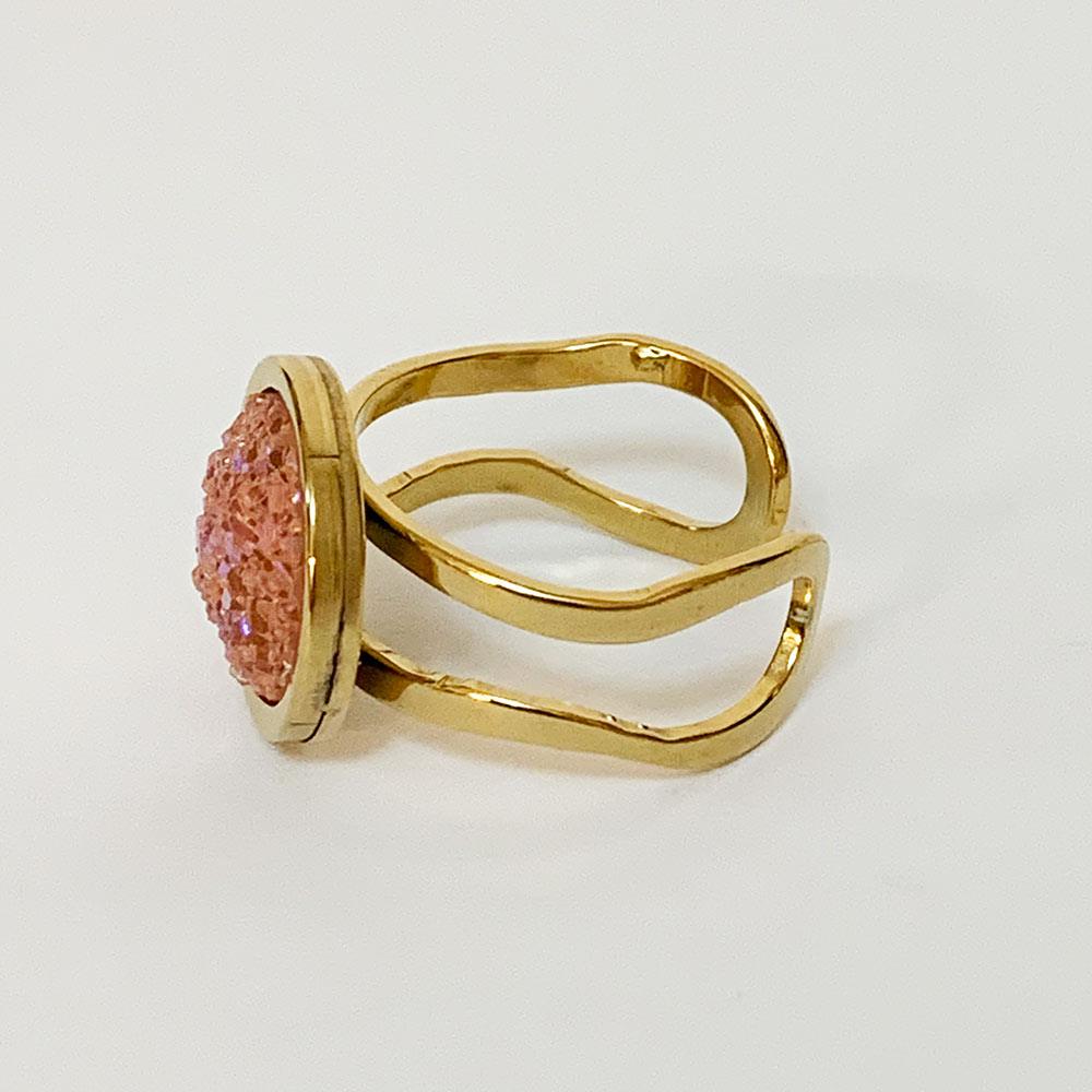 Gold Pave Ring - Gothic Grace Inc