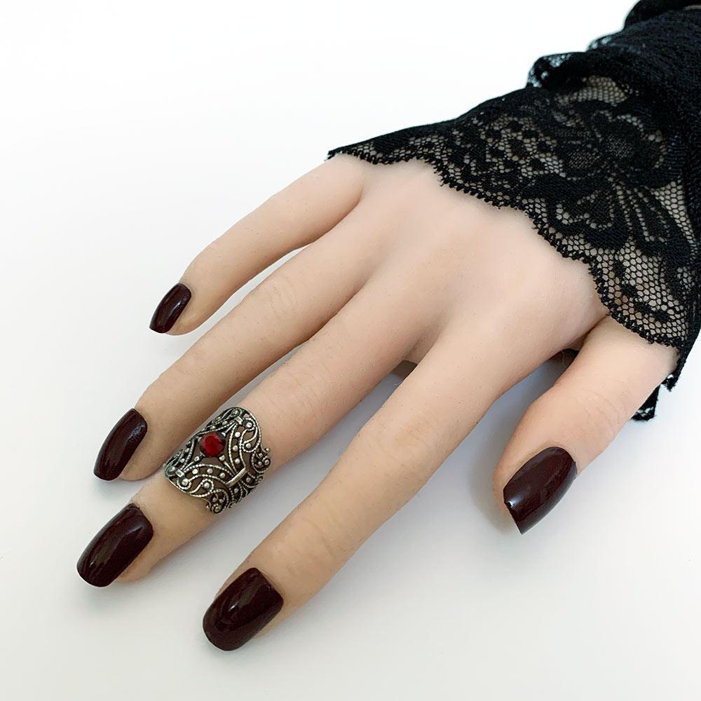 Gothic Midi Pinky Ring - Gothic Grace Inc
