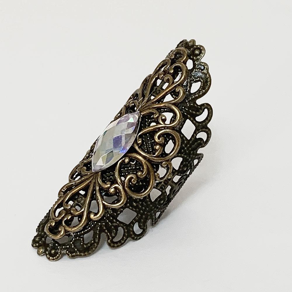 Gothic Victorian Full Finger Wrap Ring - Gothic Grace Inc