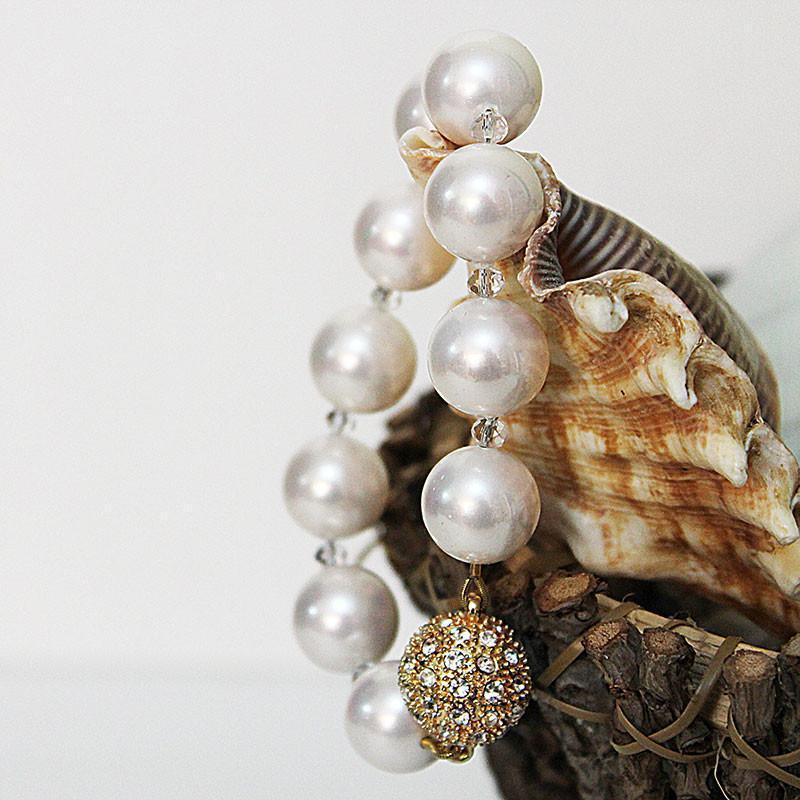 Large Mother of Pearl Bracelet - Gothic Grace Inc