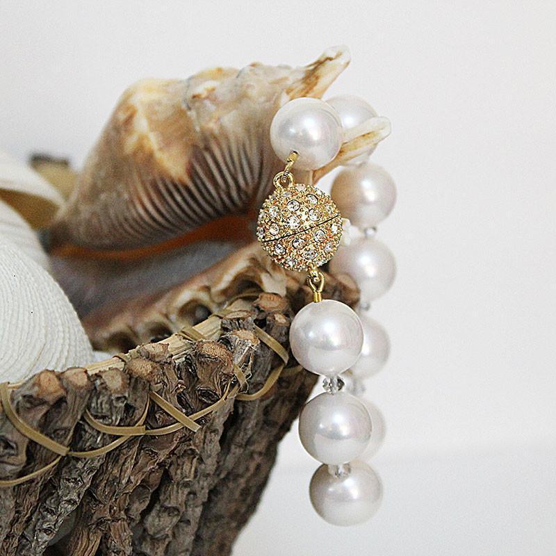 Large Mother of Pearl Bracelet - Gothic Grace Inc