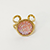 pale pink pave gold ring