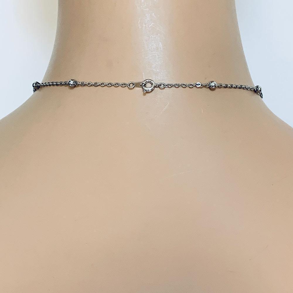 no extensionSilver Sacred Heart Star of David Y Necklace