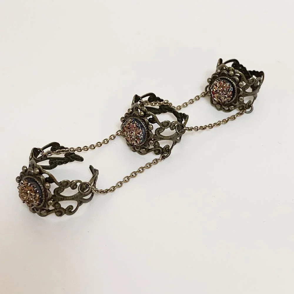 Triple Gothic Ring - Gothic Grace Inc